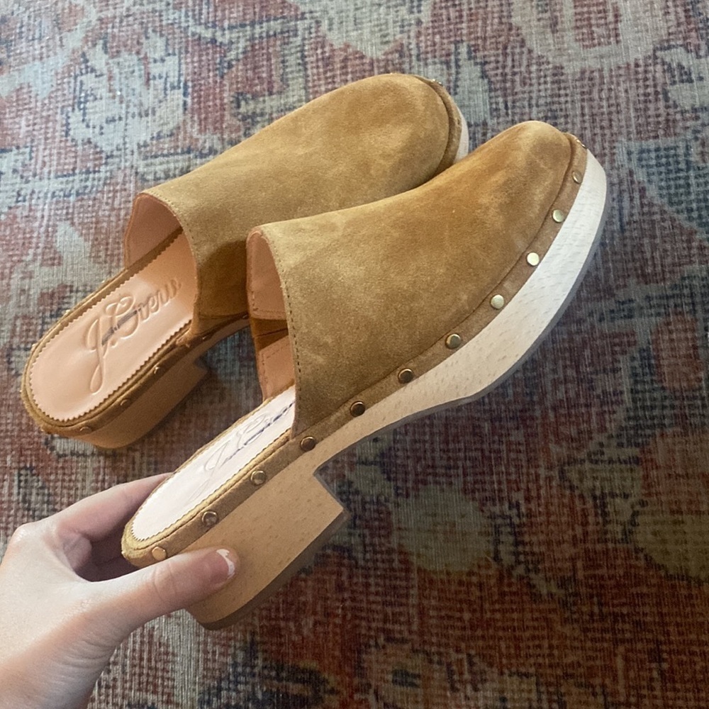 J Crew Dakota clogs in suede BJ797 - Picture 4 of 6